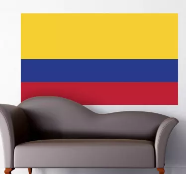 Wandtattoo Flagge Kolumbien - TenStickers