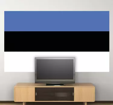 Naklejka z rysunkiem flaga Estonii - TenStickers