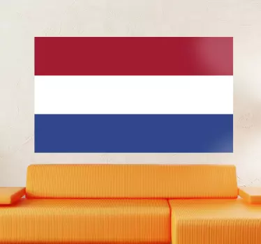 Muursticker vlag Nederland - TenStickers
