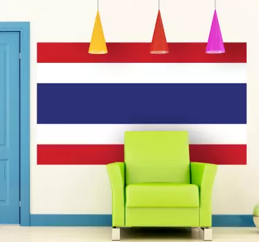 Vinilo decorativo bandera Tailandia - TenVinilo