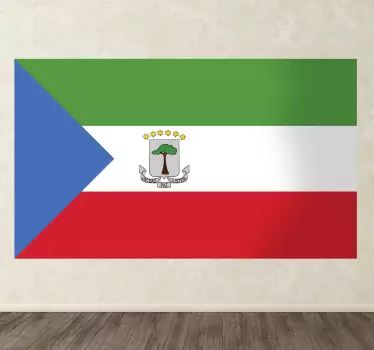 Äquatorialguinea Fahne Sticker - TenStickers