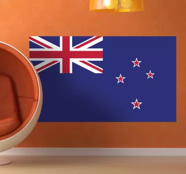 Naklejka flaga Nowej Zelandii - TenStickers