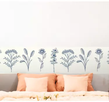 Autocolante azulejo Flores de botânica vintage - TenStickers