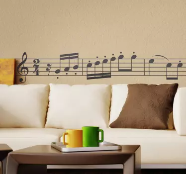 Beethoven Symphony Wall Sticker - TenStickers