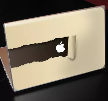 Torn Paper MacBook Sticker - TenStickers