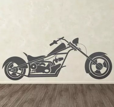 Chopper Bike Decorative Decal - TenStickers