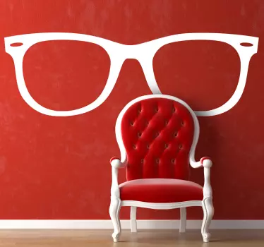 Sticker décoratif lunettes de vue - TenStickers