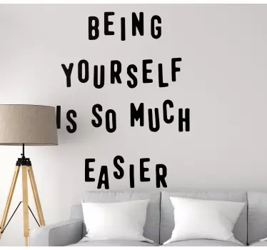 Self love message wall stickers quotes - TenStickers