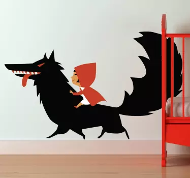 Red Riding Hood & The Wolf - TenStickers