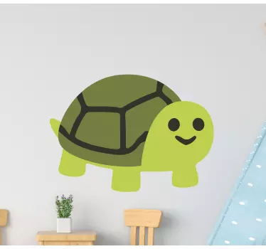 Autocolantes de animais de estimação Desenho animado de tartaruga - TenStickers