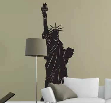 Sticker vrijheidsbeeld New York Amerika - TenStickers