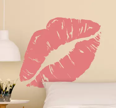 Săruta autocolant buzelor perete - TenStickers