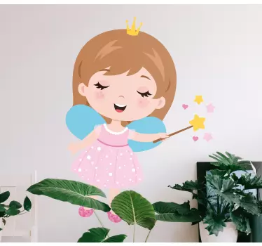 Fairy queen lovely design fairy tale decal - TenStickers