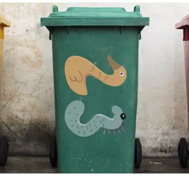 Mülltonnen Aufkleber imitiert befestigtes Schild - 4er – Kraftsy Custom  Crafted