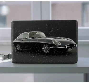 Laptop Aufkleber Jaguar e-typ - TenStickers