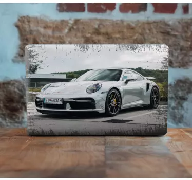 Porsche 911 laptop vinyl skins - TenStickers