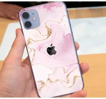 Samolepka na iphone z růžového zlata - TenStickers