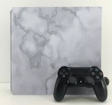 Valkoinen marmori rakenne PS4 skin - Tenstickers