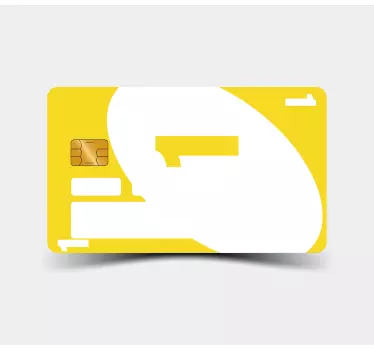 Eredeti design uno kártyajáték bankkártya matrica - TenStickers