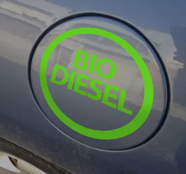 Biodiesel Car Sticker - TenStickers