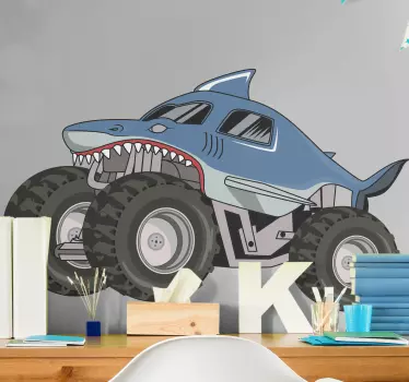 Nálepka s velkým monster truckem - TenStickers
