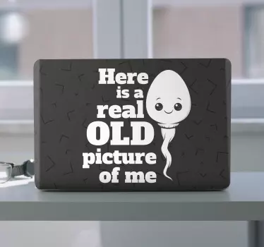 My old first picture fun design laptop skins - TenStickers