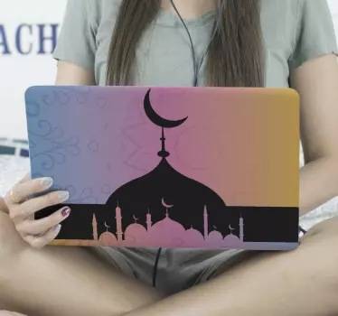Ramadan Kareem laptop sticker - TenStickers