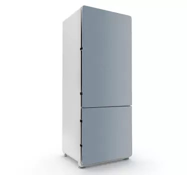 スチールシミュレーション冷蔵庫ステッカー - TENSTICKERS