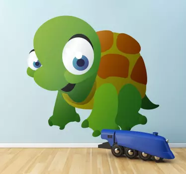 Kids Baby Turtle Wall Sticker - TenStickers