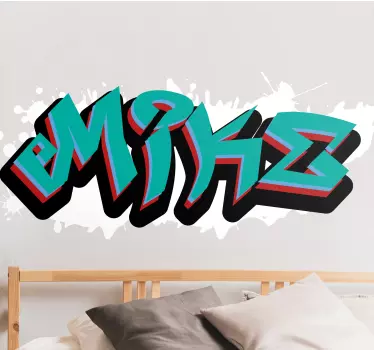 Divoký styl personalizovaný obtisk krále graffiti - TenStickers