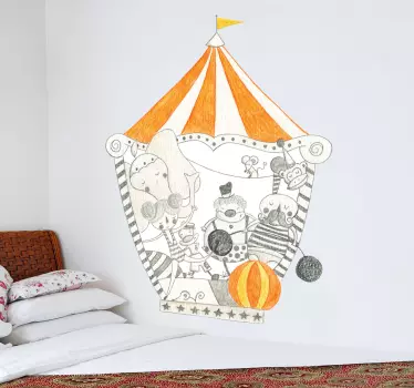 Circus Wall Decal - TenStickers