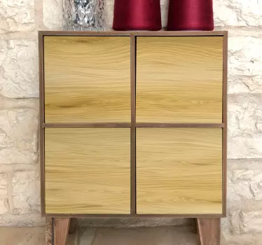 Nálepka na nábytek s realistickou texturou dřeva - TenStickers