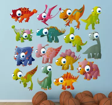 Dinosaur Decal Collection - TenStickers
