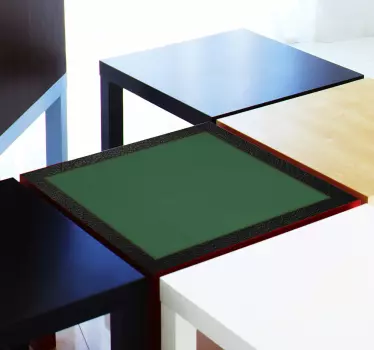 Poker Table Furniture Sticker - TenStickers