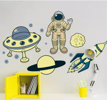 Fusée dans l'espace (*‿*), Les meilleurs stickers pour filles