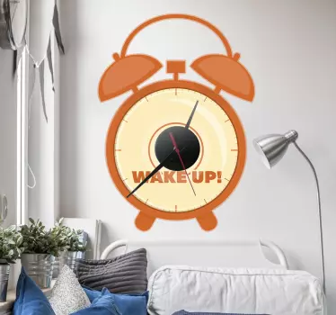 Alarm Clock Sticker for you - TenStickers