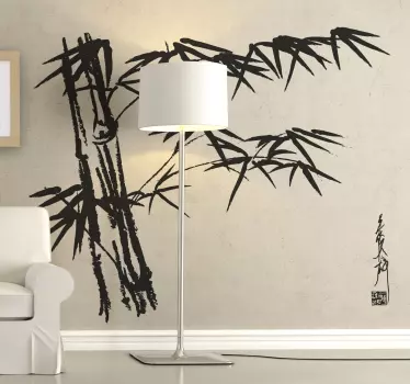 vinis decorativos de bambu asiático - TenStickers