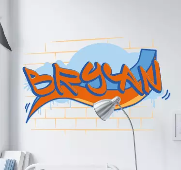 Personalizate autocolant de perete graffiti - TenStickers