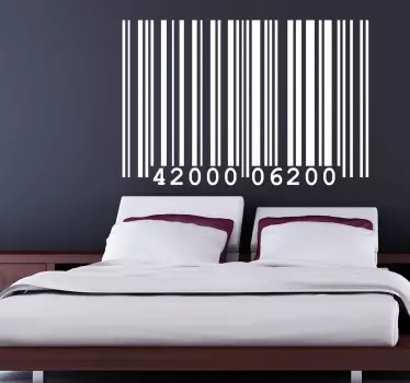 Barcode Wall Sticker - TenStickers