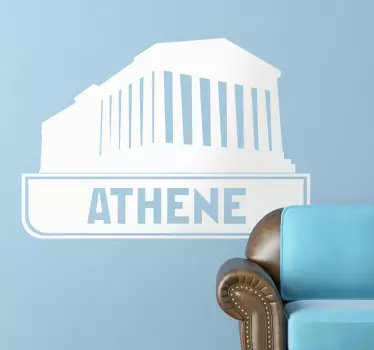 Sticker tempel athene oude grieken - TenStickers