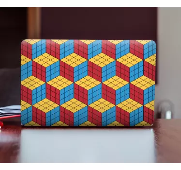 Skin-uri pentru laptop cu model original rubik cube - TenStickers