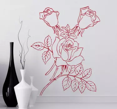 Vinil Decorativo Rosal - TenStickers