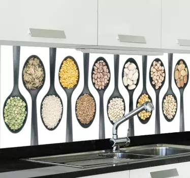 αυτοκόλλητο τοίχου κουτάλια κουζίνας - TenStickers