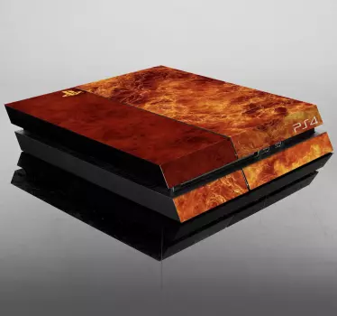 Fire PlayStation 4 Skin - TenStickers