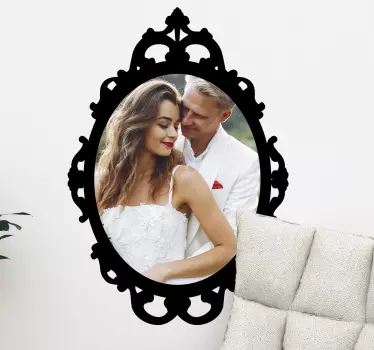 Personalised Photo Frame Wall Sticker - TenStickers
