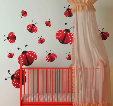 Ladybirds Wall Stickers - TenStickers