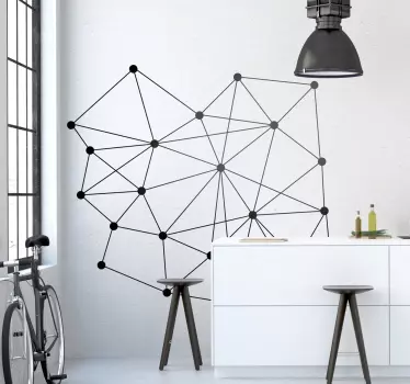 Molecules Wall Decal - TenStickers