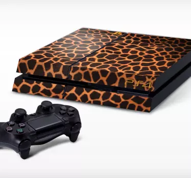 Giraffe Print PlayStation 4 Skin - TenStickers