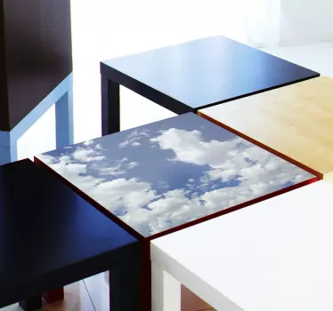 Tischaufkleber Ikea LACK Himmel - TenStickers