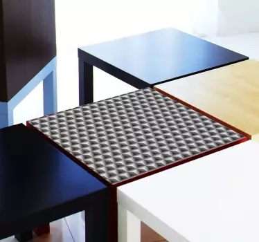 Wandtattoo 3D Würfel Ikea LACK - TenStickers